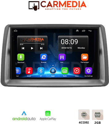 Carmedia Car-Audiosystem für Fiat Panda 2003-2012 (Bluetooth/USB/WiFi/GPS) mit Touchscreen 7"