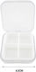 Tpster Daily Pill Organizer White 34197