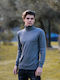 Langarm-Pullover Gray