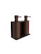 Pam & Co Montat pe perete Dispenser Plastic Maro