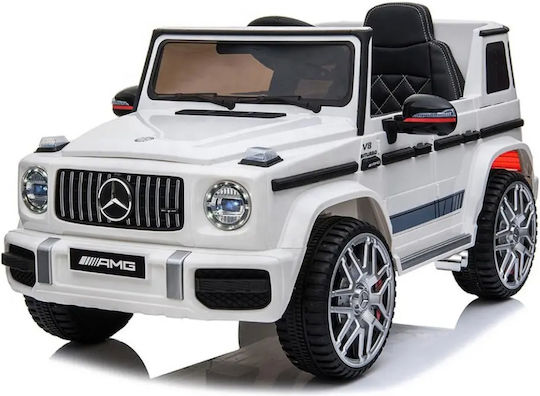 Mercedes Benz G63 AMG Διθέσιο με Τηλεκοντρόλ Licensed 12 Volt Λευκό