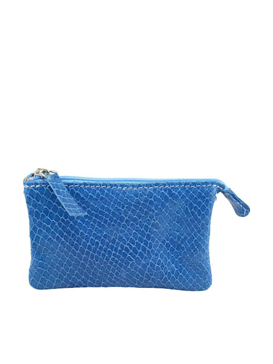 Mybag Titularul cheii Din Piele Albastru Deschis