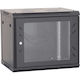 Eucom Wandmontiert Rack-Schrank 15U 60x45x77cm Schwarz P15-60-45