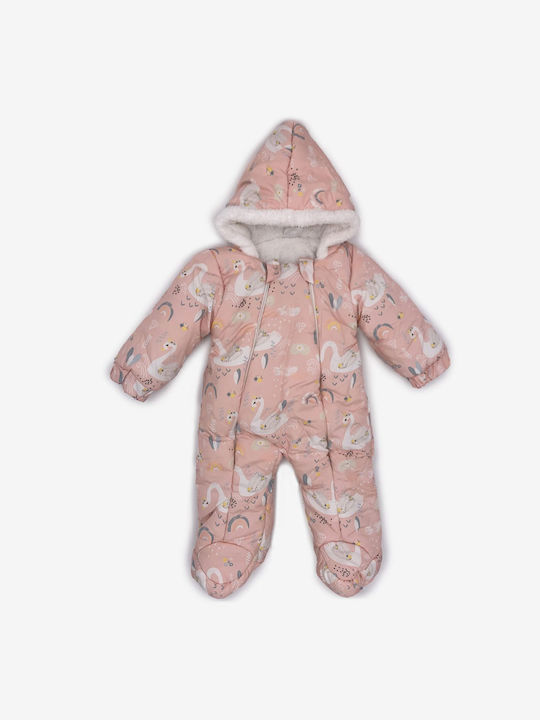 Maibella Kids Baby Bodysuit Set for Outing Pink