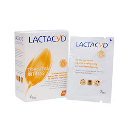 Lactacyd Intimate Μαντηλάκια Καθαρισμού