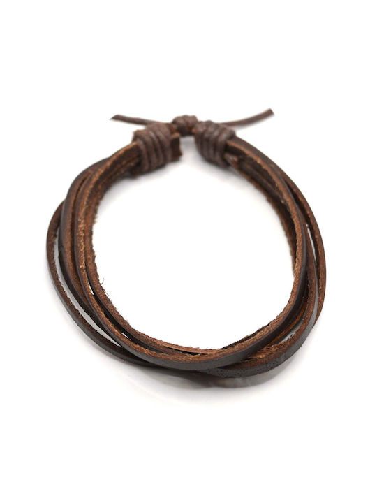 Gang Leather Bracelet - GNG002 - brown leather