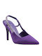 Pantofi cu toc cu Curea Violet