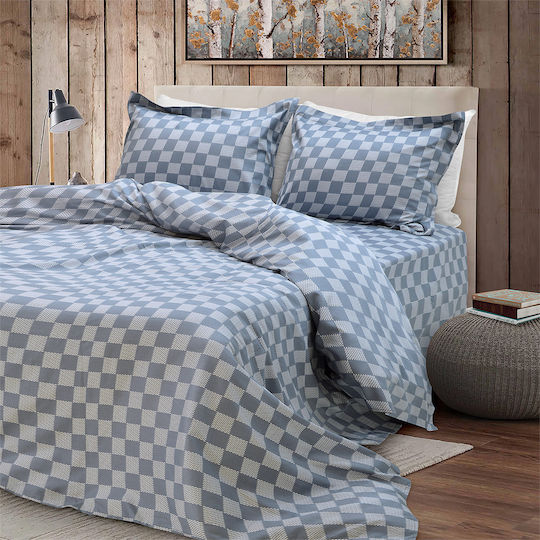 Lino Home Skak Σετ Υπέρδιπλο 4τμχ 240x260εκ. Μπεζ