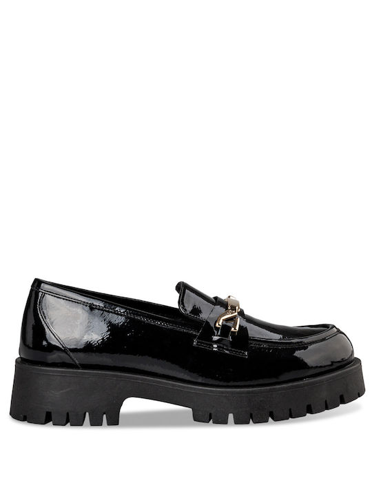 Envie Shoes Damen Mokassins in Schwarz Farbe