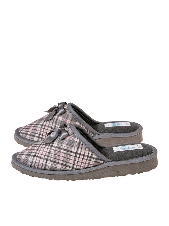 Amaryllis Slippers Winter Damen Hausschuhe Gray