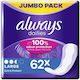 Always Dailies Panty Liners 62pcs