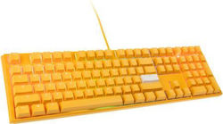 Ducky One 3 Gaming Μηχανικό Πληκτρολόγιο με Cherry MX Silent Red διακόπτες και RGB φωτισμό (Αγγλικό US) Κίτρινο