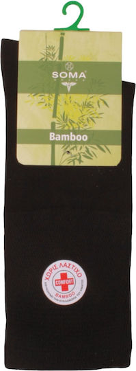 Soma Socks Bamboo Socks for Diabetics Black