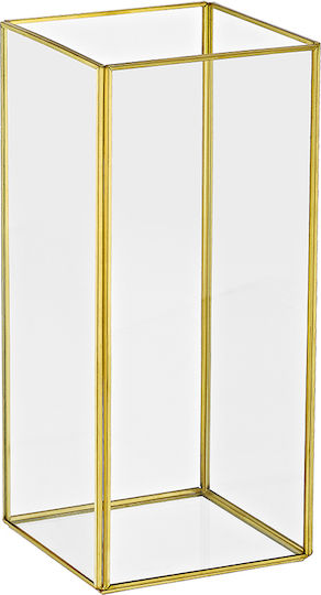 Palma Emporio Διακοσμητικό Κουτί Γυάλινο 11.5x11.5x20.5cm