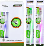 4teen-4ty Manual Toothbrush Medium 12pcs