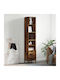 Schrank Boden Smoky Oak 34.5x34x180cm