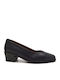 Leder Pumps Schwarz