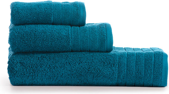 Nef-Nef Homeware Prosop de Față Fresh 50x90 cm Petrol Greutate 550 g/m²