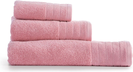 Nef-Nef Homeware Badehandtuch Fresh 70x140εκ. Pink Gewicht 550gr/m²
