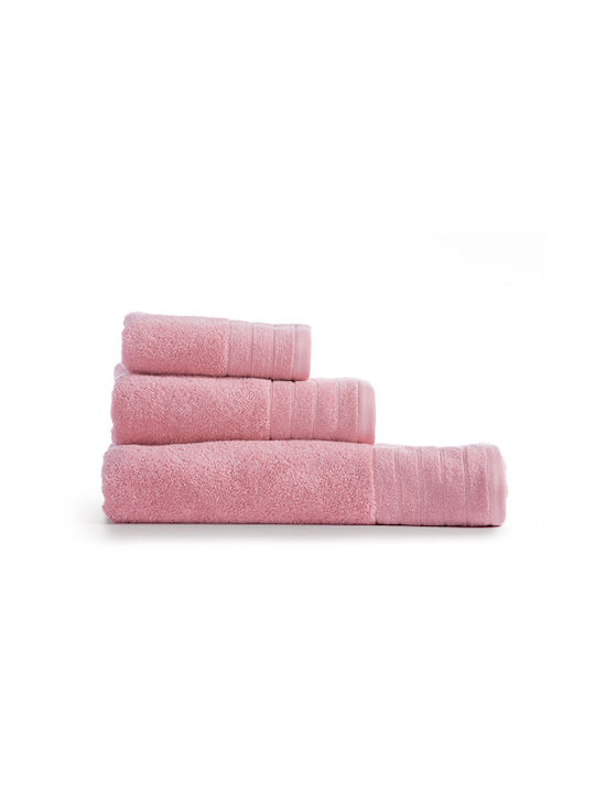 Nef-Nef Πετσέτα Προσώπου Fresh 50x90εκ. Pink Βάρους 550gr/m²