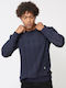 Tresor Men's Long Sleeve Sweater Blue