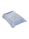 Belpla Blanket Nursery Swaddling Blankets Velvet Light Blue Sky Blue 80x90cm