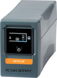 Socomec Netys Pe UPS Line-Interactive 650VA 360W with 4 IEC Power Plugs