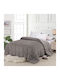 Melinen Duvet Cover with Hollowfiber Filling Queen 220x240cm Ian Grey