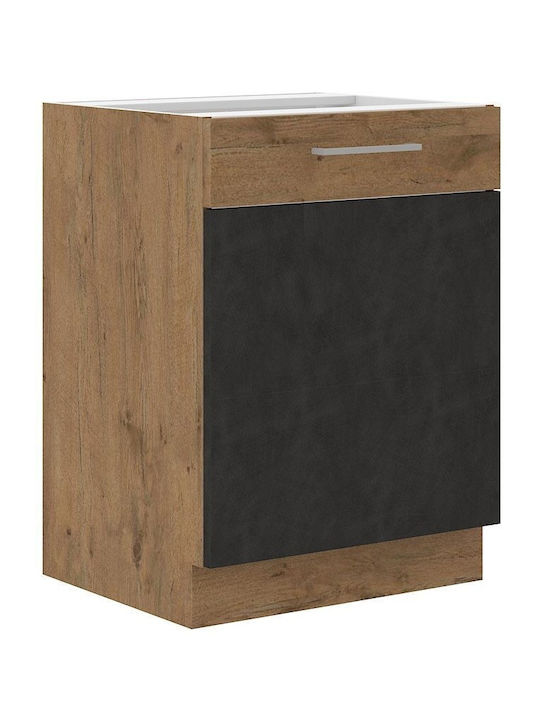 Virgo Floor Cabinet Charcoal 60x52x80pcs