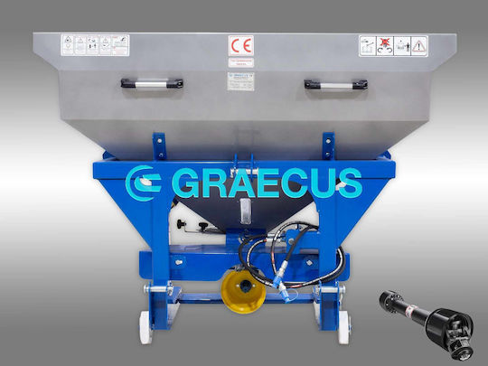 Graecus L1000H Distribuitor Pe Roți De Semințe / Îngrășăminte Cu Capacitate De 150kg