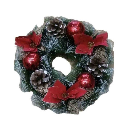 Weihnachtsdekoration Kranz mit Durchmesser 30cm.