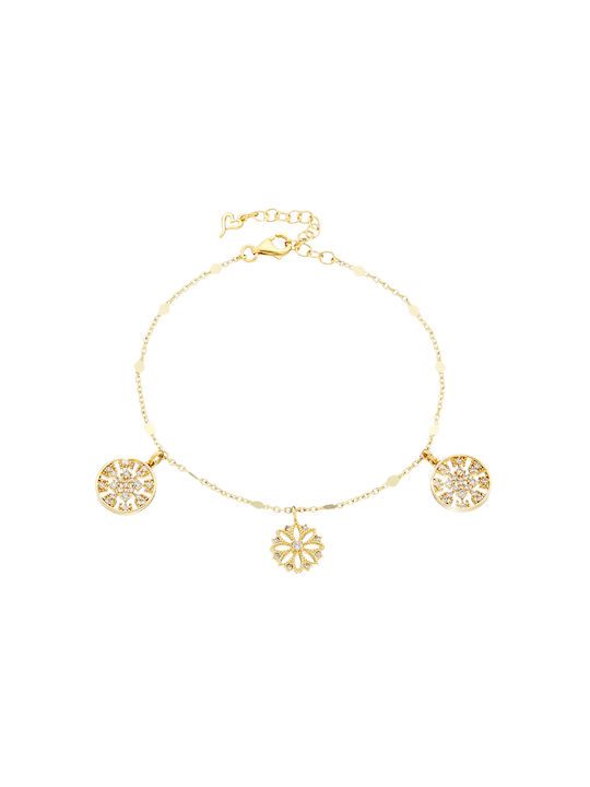 Loisir Bracelet Gold Plated with Zircon