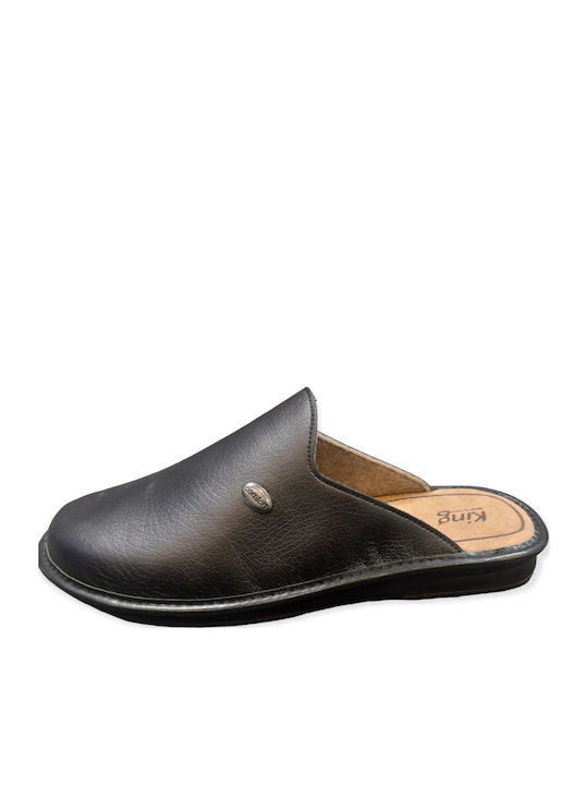 King Men's Slipper Black