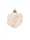 Hanging Ornament Flower Glass Copper 5x9.5cm