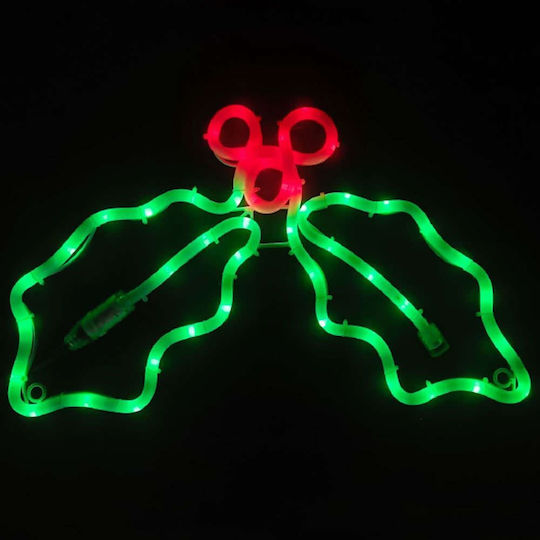 Aca Weihnachtlicher Kunststoff Lichtschlauch 45x45x32cm