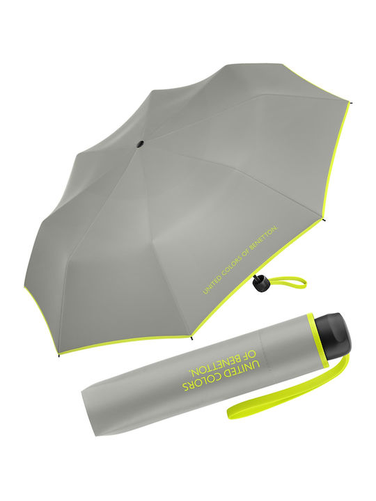 Benetton Umbrella Compact Gray