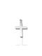 Mentzos White Gold Cross 14K