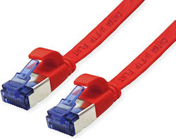 Value U/UTP Cat.6a Ethernet Network Cable 2m Red