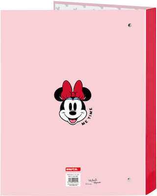 Minnie Mouse Ντοσιέ για Χαρτί A4 Ροζ