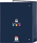 Benetton Clipboard for Paper A4 Blue 1pcs