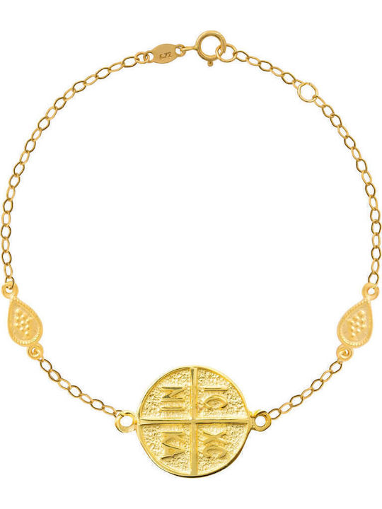 Damen Armband mit Design Istanbul aus Gold 9K