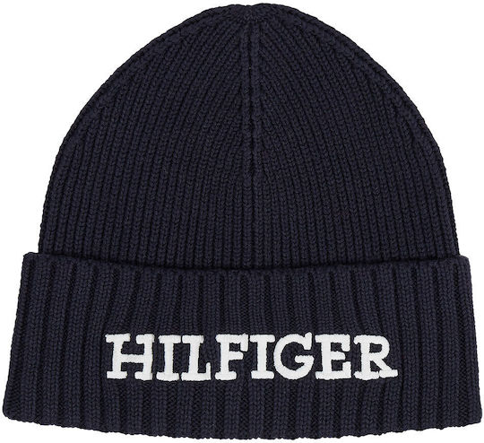Beanie Unisex Beanie Knitted in Blue color
