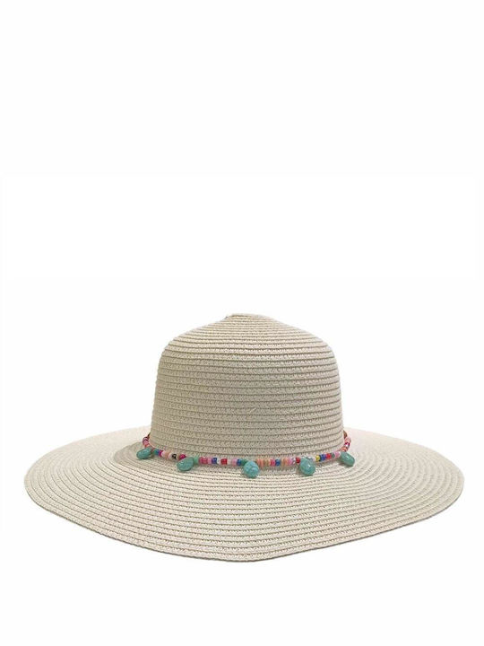 GaFashion Wicker Women's Hat Beige