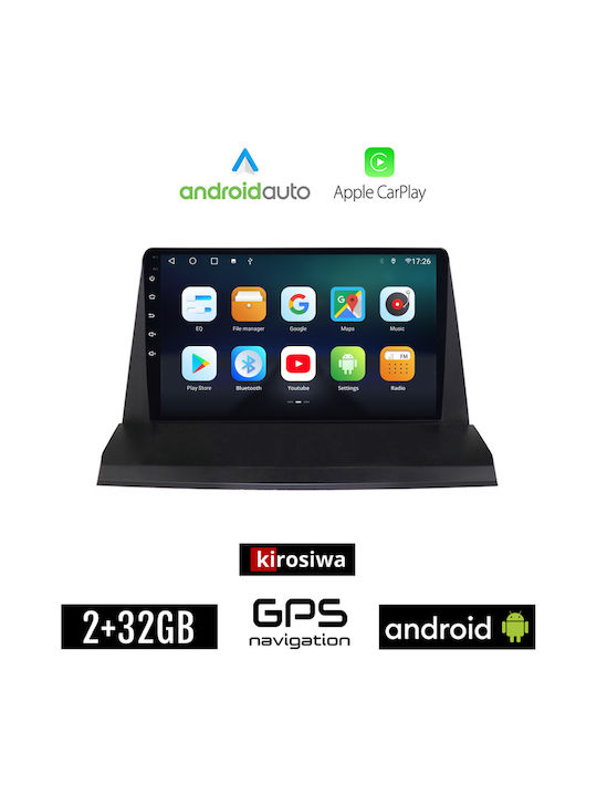 Kirosiwa Автомобилна Аудио Система (Блутут/USB/AUX/WiFi/GPS/Apple-Carplay/Android-Auto) с Тъчскрийн 9"