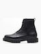 Leather Black Men's Boots