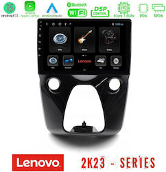 Lenovo Sistem Audio Auto pentru Peugeot 108 Toyota Aygo Citroen C1 (Bluetooth/USB/WiFi/GPS) cu Ecran Tactil 10"