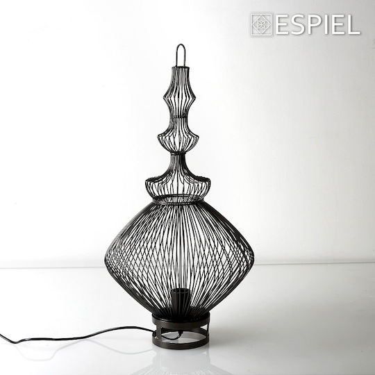 Espiel Decorative Lamp with Socket for Bulb E27 Black