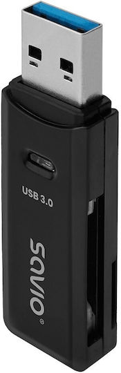 Savio Card Reader USB 3.0 για SD ()