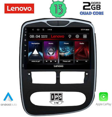 Lenovo Ηχοσύστημα Αυτοκινήτου για Renault Clio 2012-2015 (Bluetooth/USB/WiFi/GPS) με Οθόνη Αφής 10"