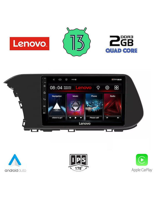 Lenovo Car-Audiosystem für Hyundai i20 2021> (Bluetooth/USB/WiFi/GPS) mit Touchscreen 10"